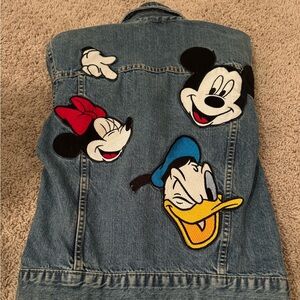 RARE Zara Mickey & Friends Denim Jacket